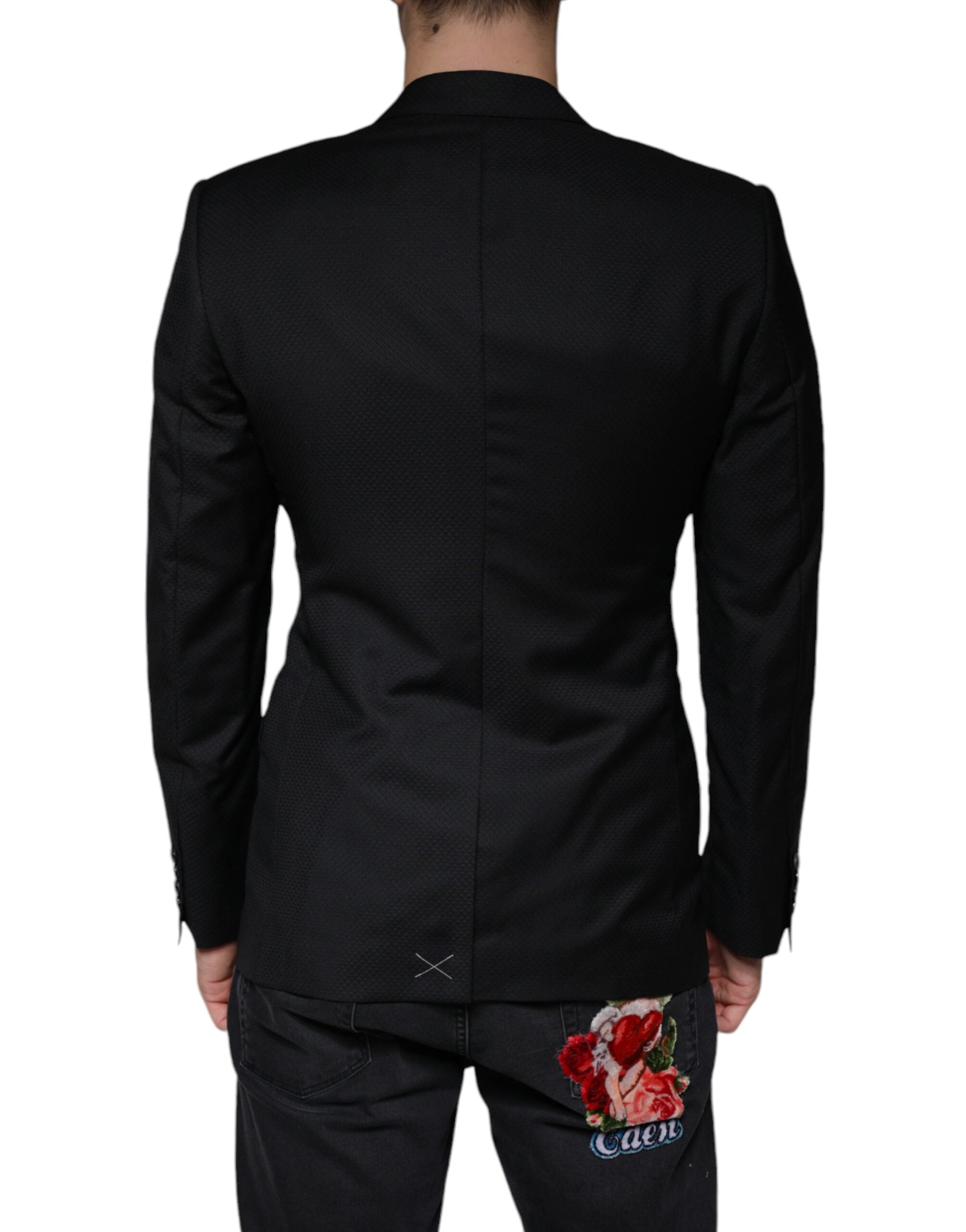 Blazer simple boutonnage Dolce &amp; Gabbana noir MARTINI Bee