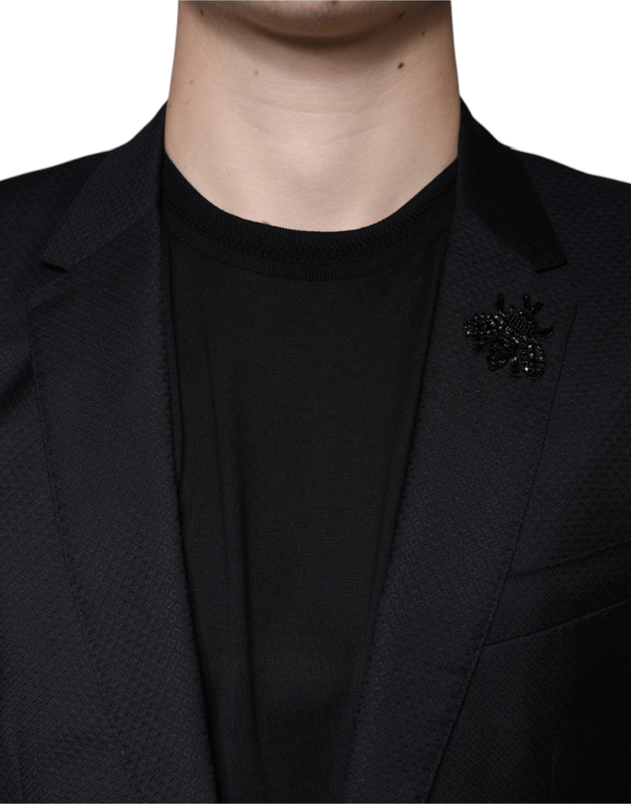 Blazer simple boutonnage Dolce &amp; Gabbana noir MARTINI Bee