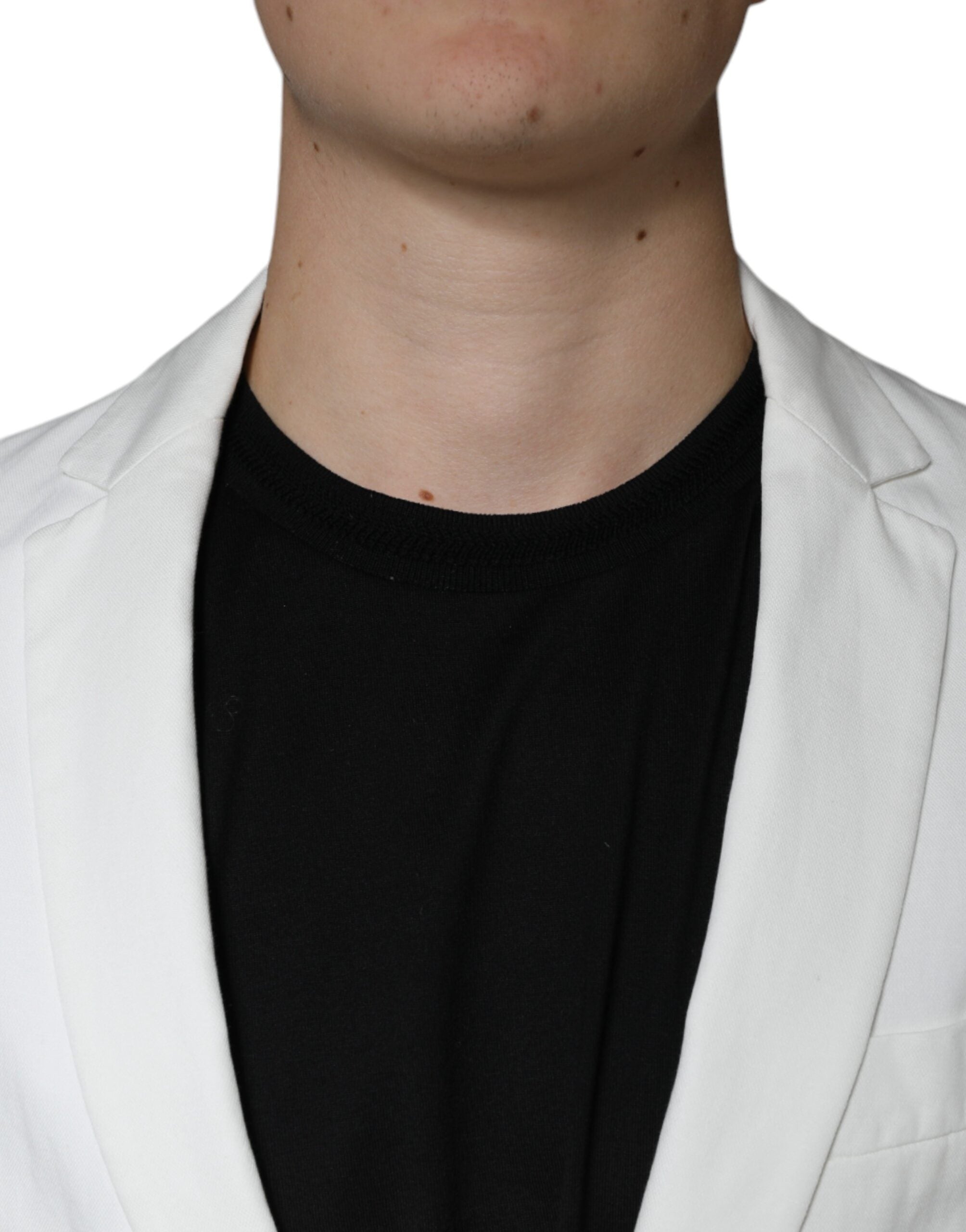Blazer formel blanc Dondup à simple boutonnage et un bouton