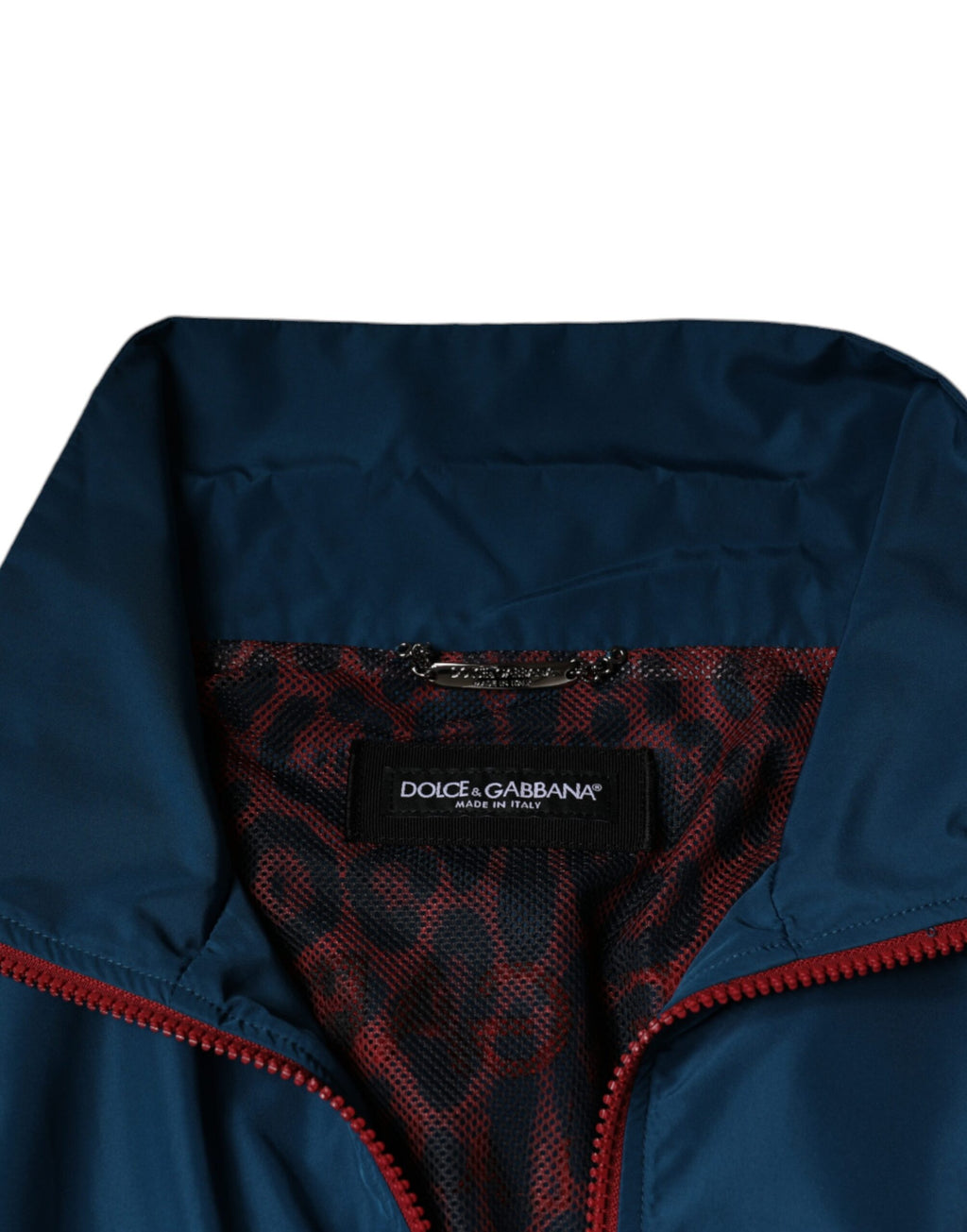 Veste zippée multicolore en polyester Dolce &amp; Gabbana