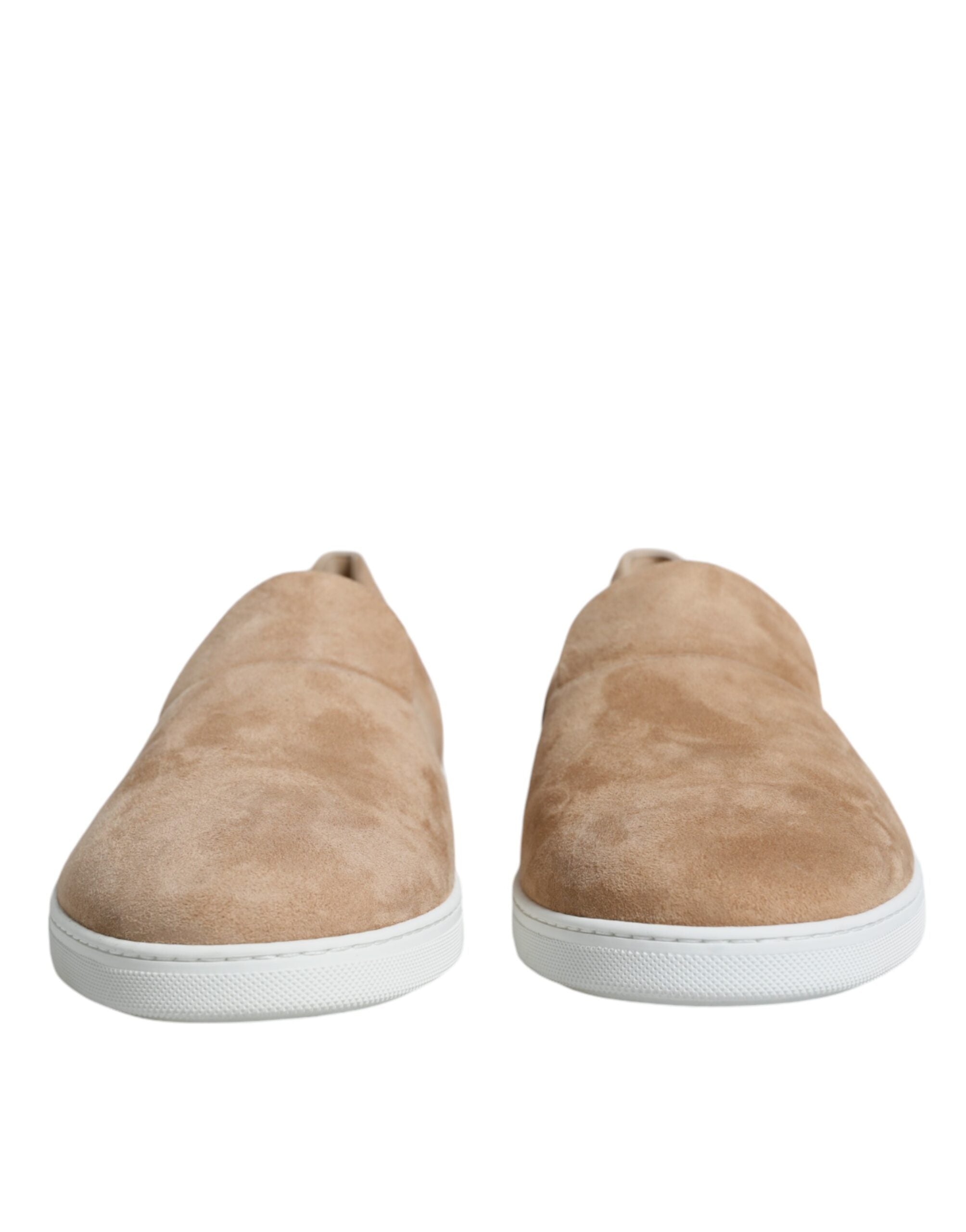 Mocassins et pantoufles Dolce &amp; Gabbana en daim beige Caiman