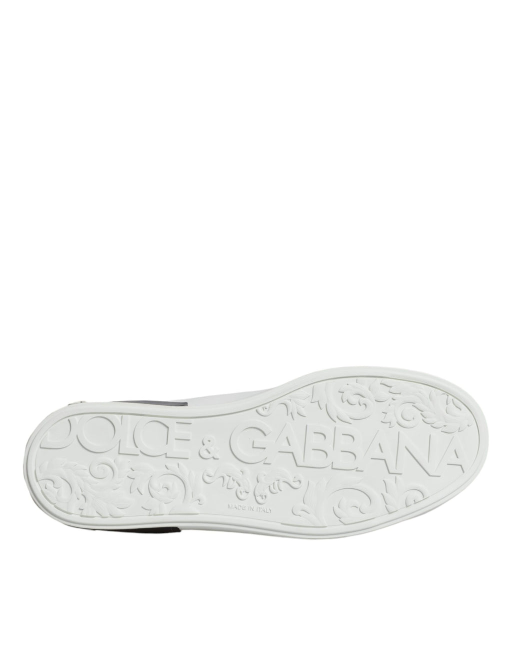 Dolce &amp; Gabbana – Portofino-Sneaker aus weißem Leder mit Logo