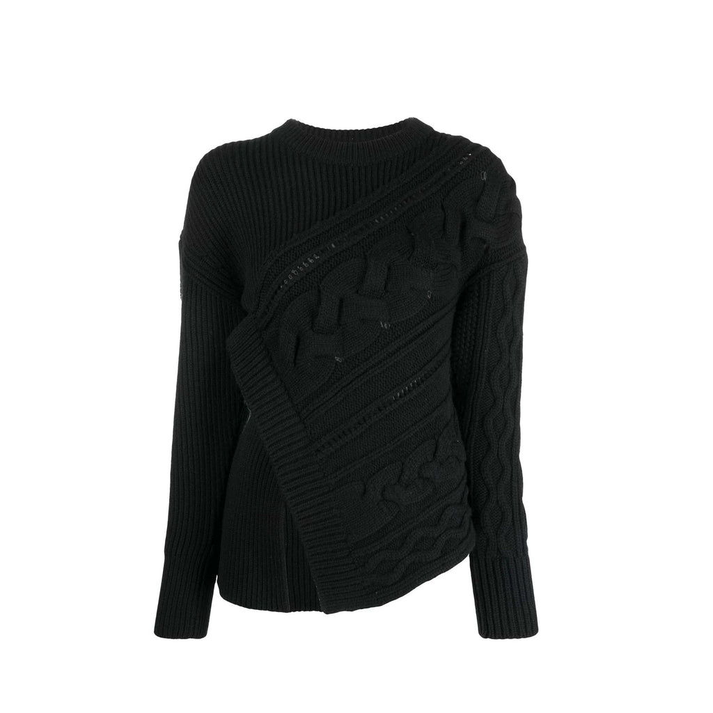 Alexander McQueen Asymmetric Wool Jumper – Siebentaschen