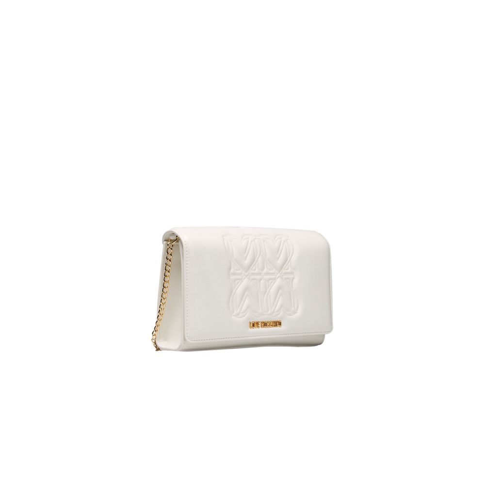 Love Moschino – Weiße Umhängetasche aus Polyethylen für Damen
