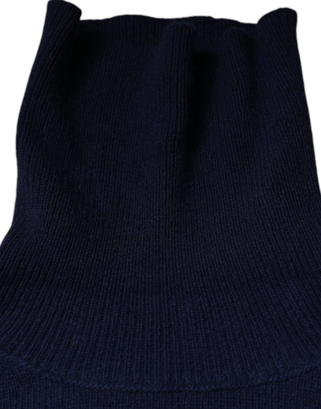Pull à col roulé en laine bleue Dolce &amp; Gabbana