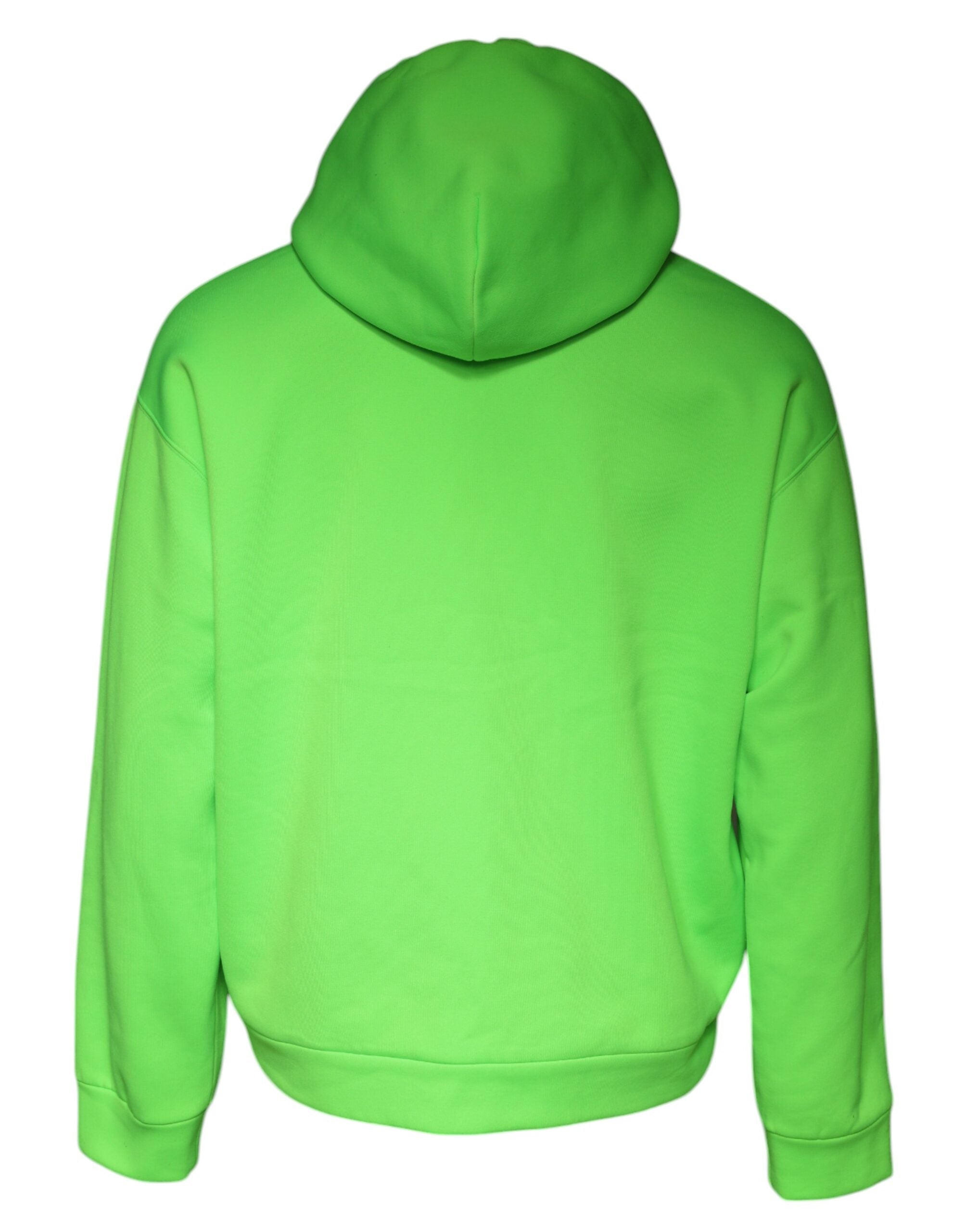 Dolce &amp; Gabbana Grün Logo Kapuzenpullover Herren Sweatshirt Pullover