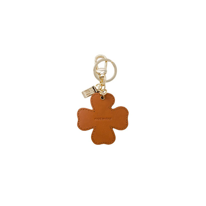 Alviero Martini Prima Classe Beige Artificial Leather Keychain