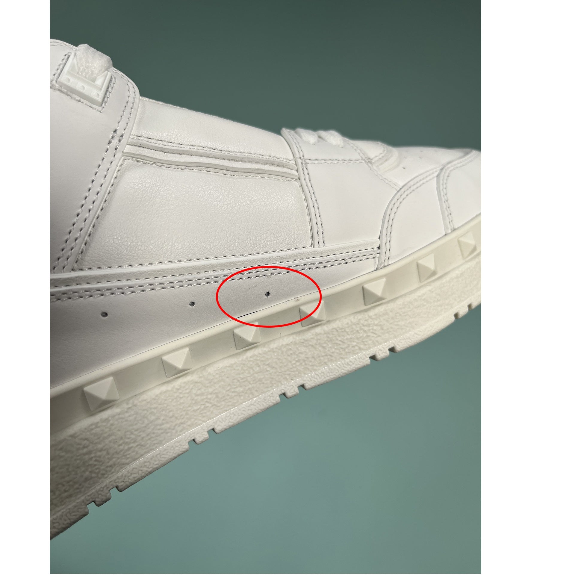 Valentino Garavani Leather Sneakers - MEN SHOES - VALENTINO GARAVANI - Tluxy New