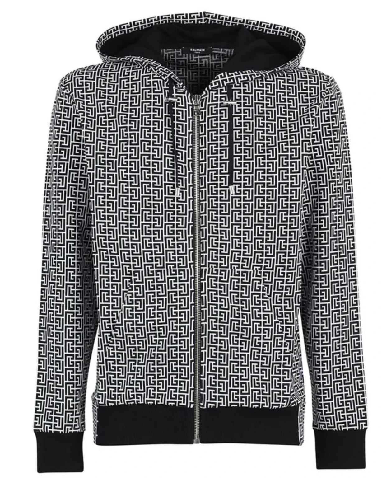 Balmain Sweatshirts Black Man