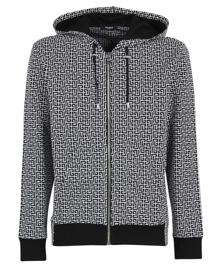 Balmain Sweatshirts Black Man