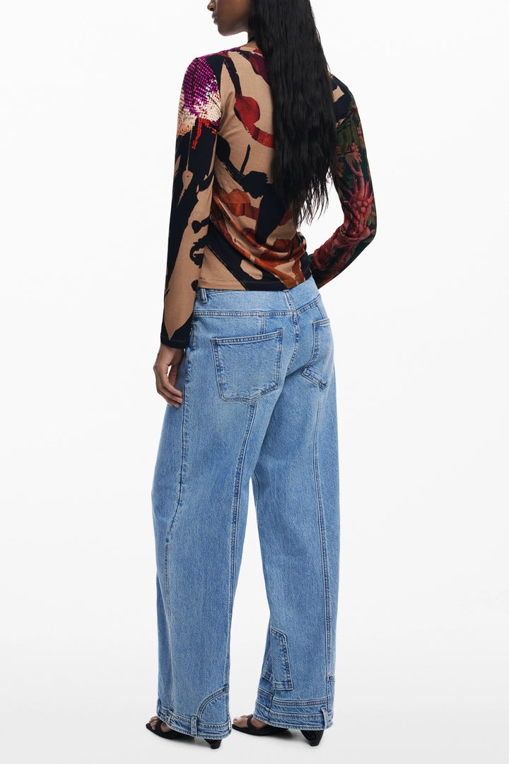 DESIGUAL WOMEN&#39;S LONG-SLEEVED T-SHIRT