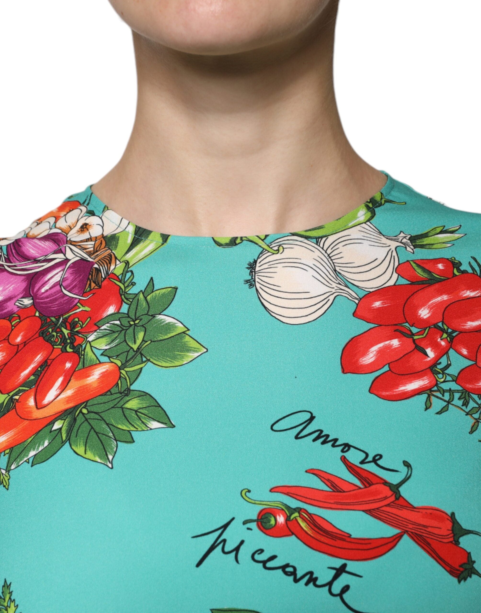 Débardeur sans manches Dolce &amp; Gabbana à imprimé végétal multicolore