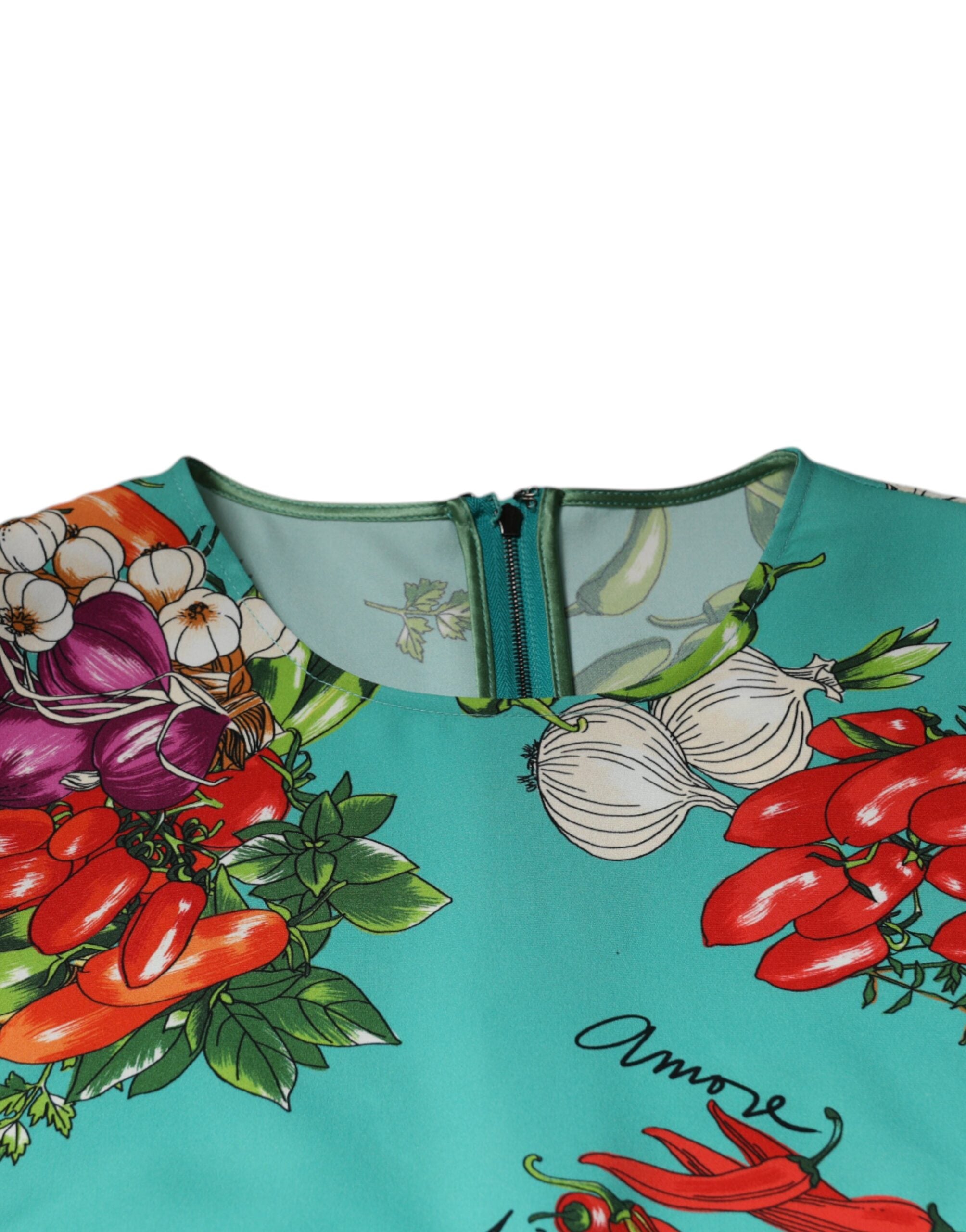 Débardeur sans manches Dolce &amp; Gabbana à imprimé végétal multicolore