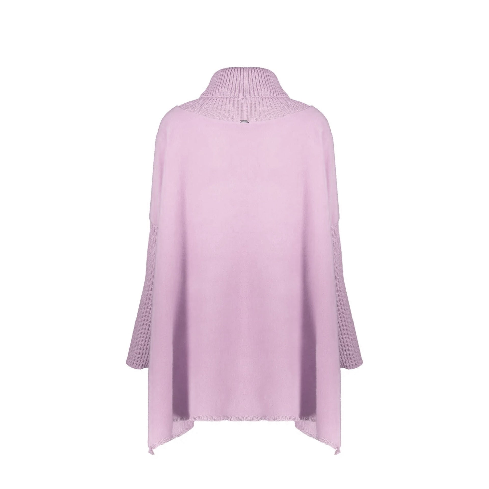 Herno high-collar Asymmetric Poncho