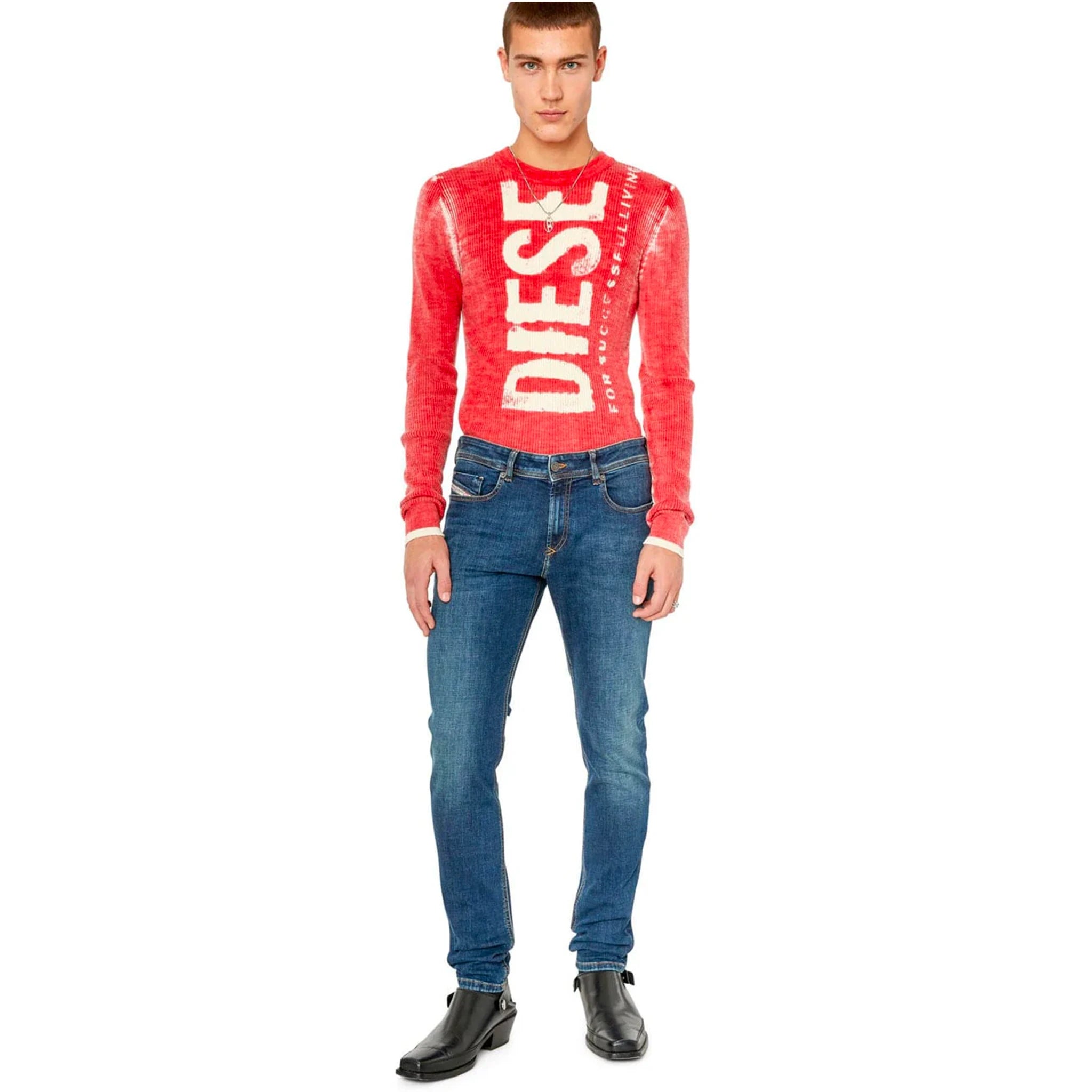 Diesel Jeans Denim Blue Man
