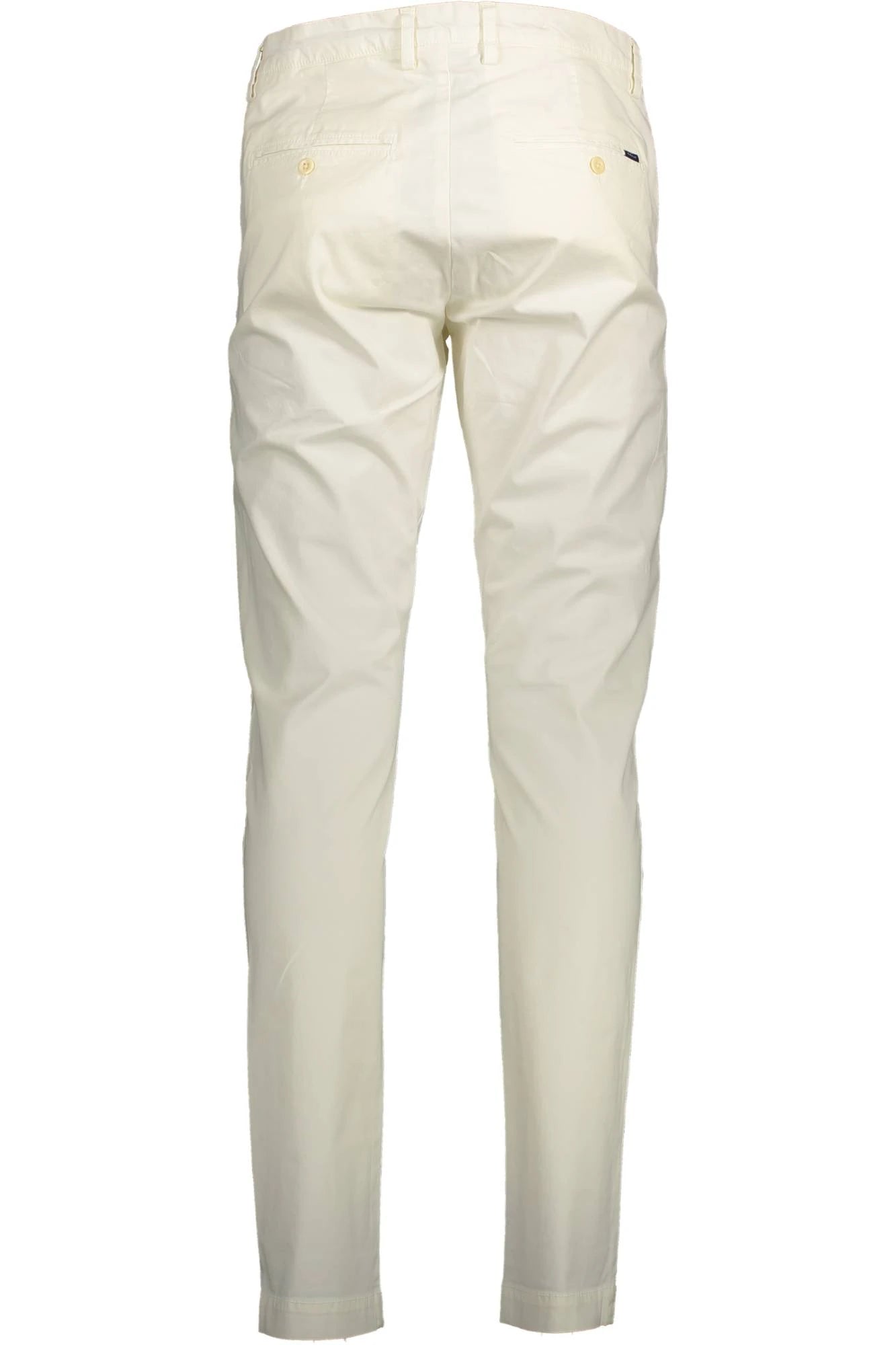 GANT MEN&#39;S WHITE TROUSERS