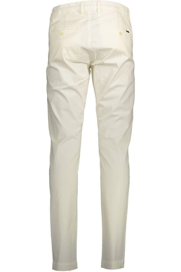 GANT MEN&#39;S WHITE TROUSERS