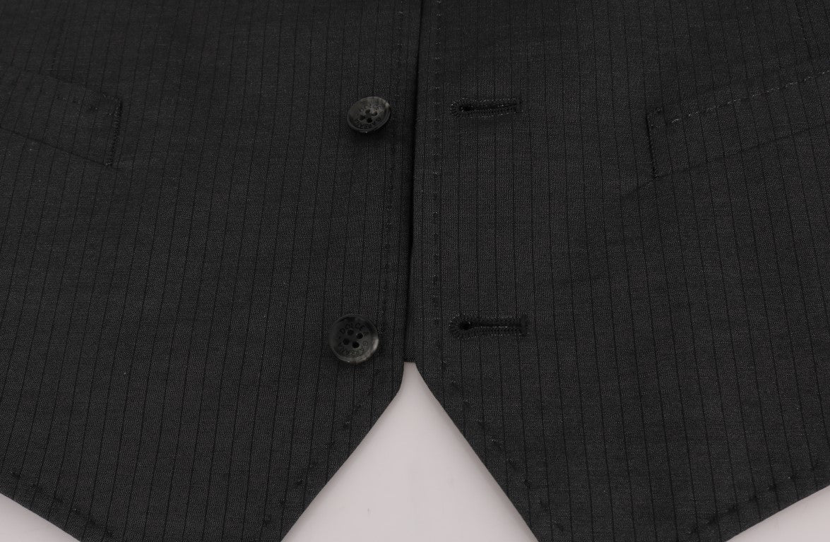 Gilet simple boutonnage gris élégant Dolce &amp; Gabbana