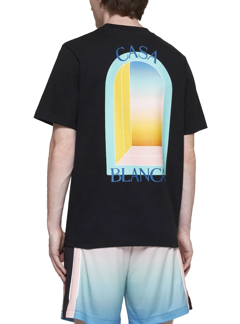 Casablanca T-shirt & Top Black Man