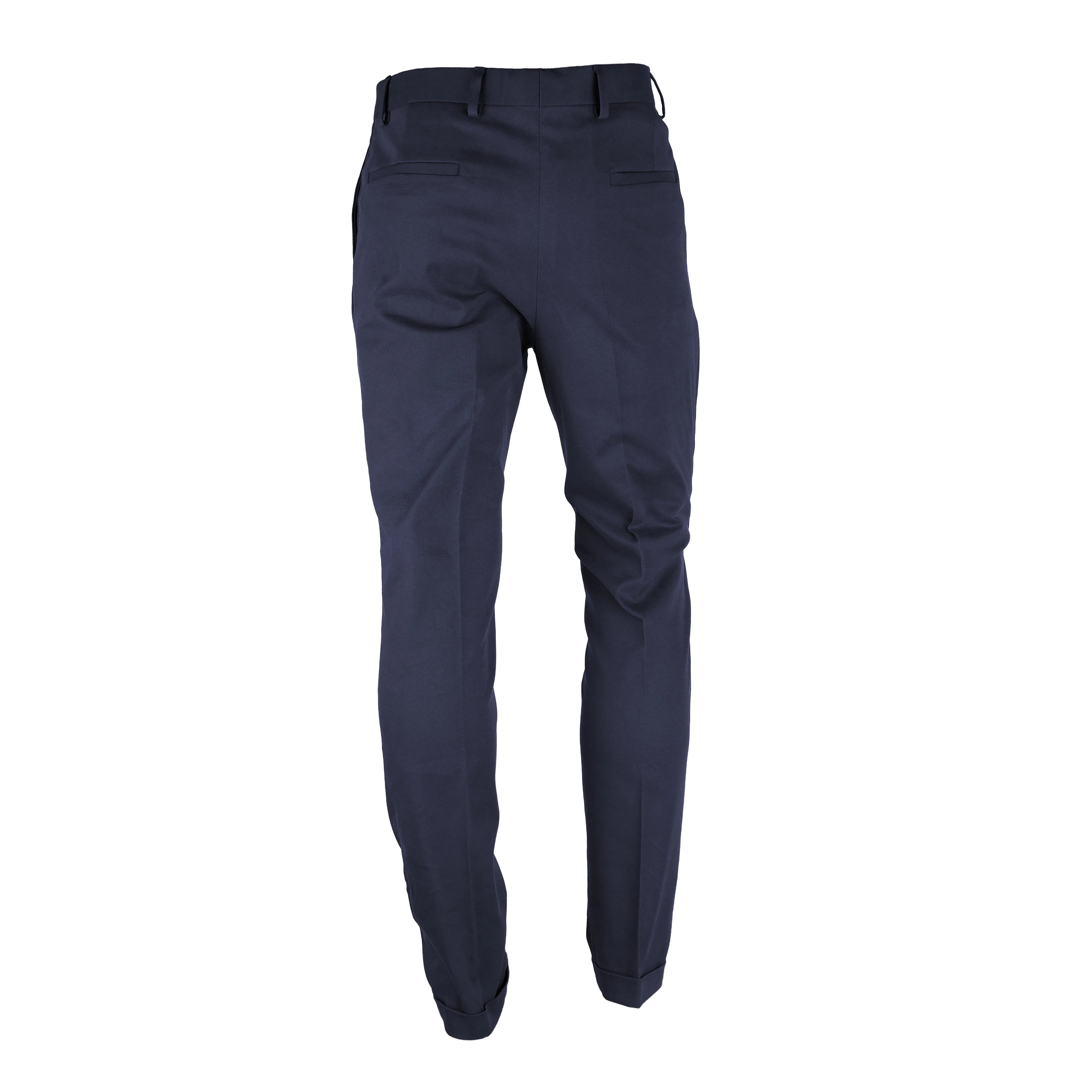 100% Milano Trousers Blue Man