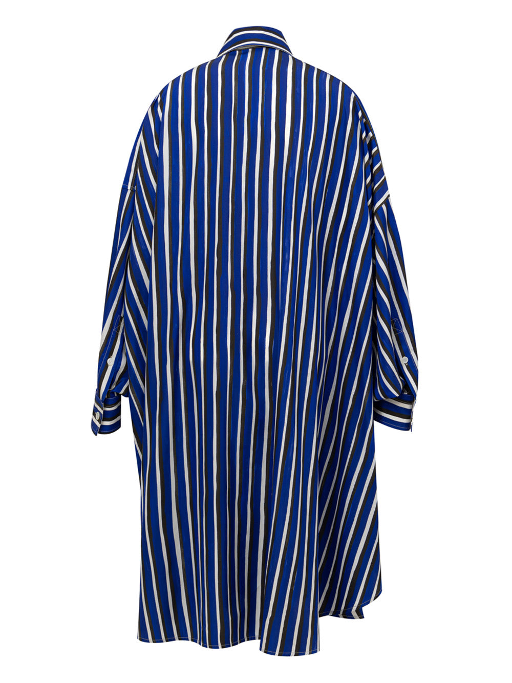 Bottega Veneta Striped Kaftan Shirt Dress