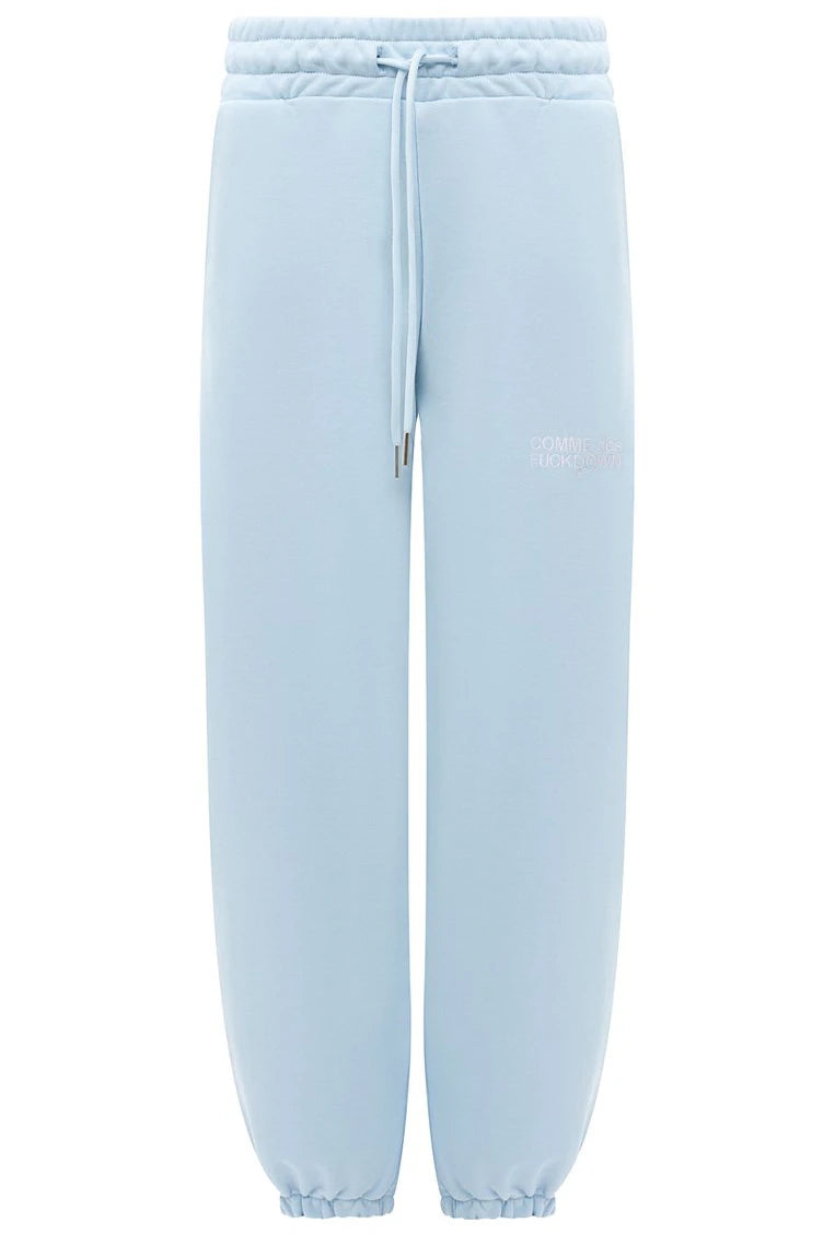 Comme Des Fuckdown Trousers Light Blue Woman