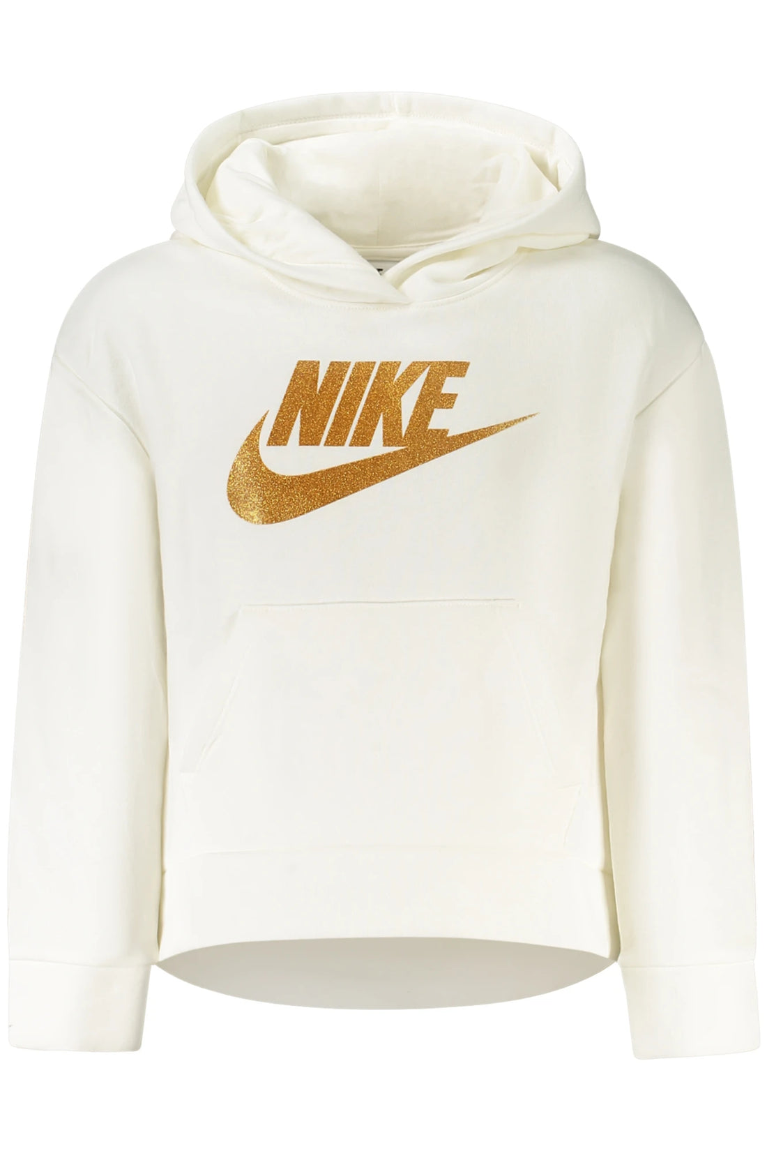 NIKE KIDS&#39; WHITE ZIP-UP SWEATSHIRT