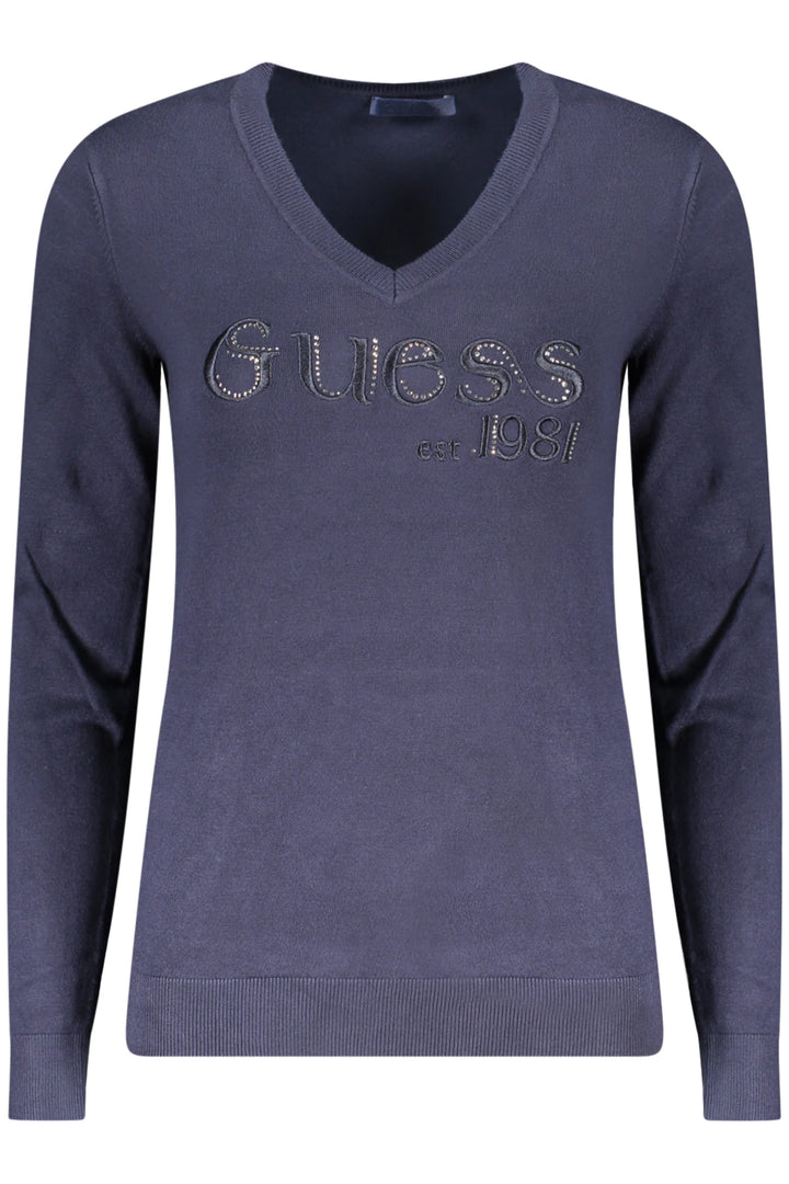 GUESS JEANS WOMEN&#39;S BLUE SWEATER