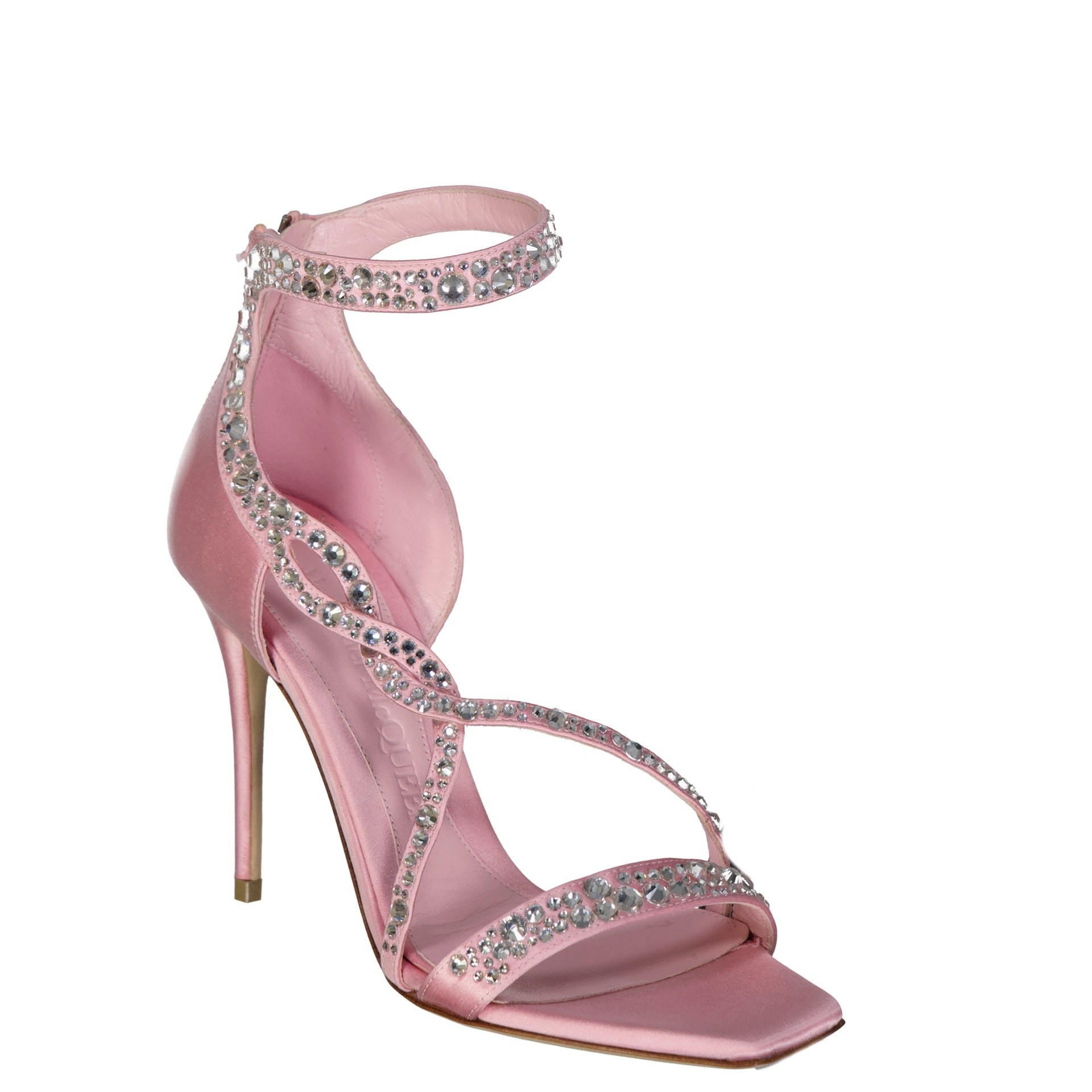Alexander McQueen Satin Sandals - WOMEN SHOES - ALEXANDER MCQUEEN - Tluxy New