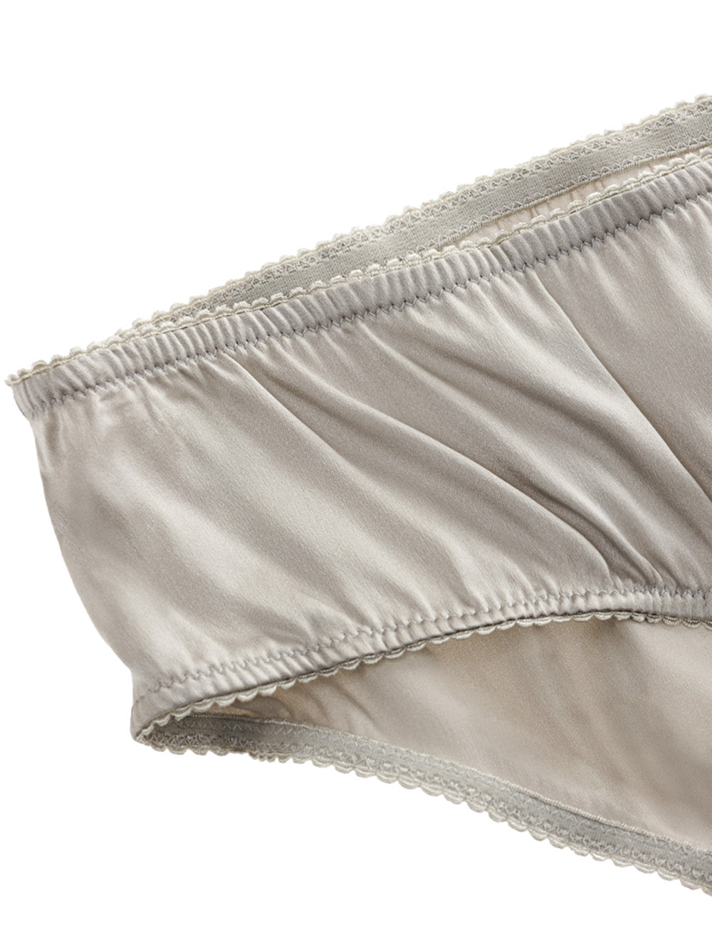 Dolce & Gabbana Pearl Grey Silk Brief – Luxury Underwear – Siebentaschen