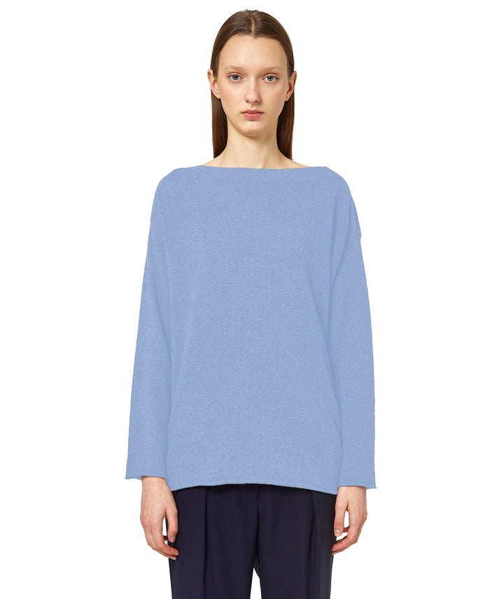 Alpha Studio Sweaters Light Blue Woman