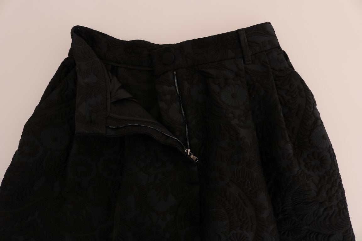 Robe-short élégante en brocart floral Dolce &amp; Gabbana