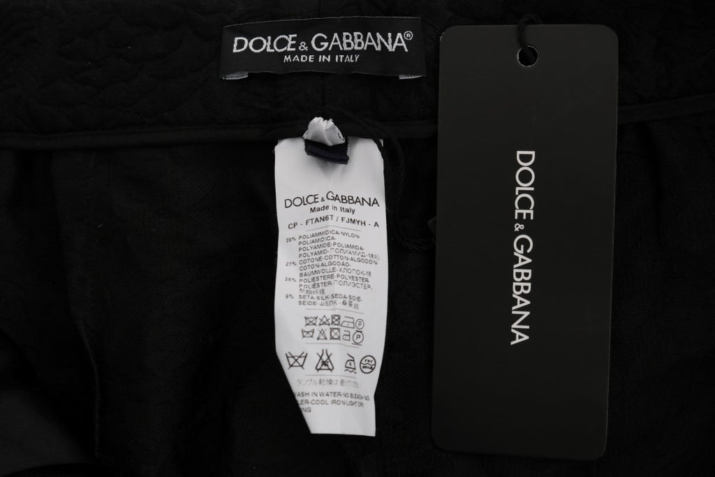 Robe-short élégante en brocart floral Dolce &amp; Gabbana