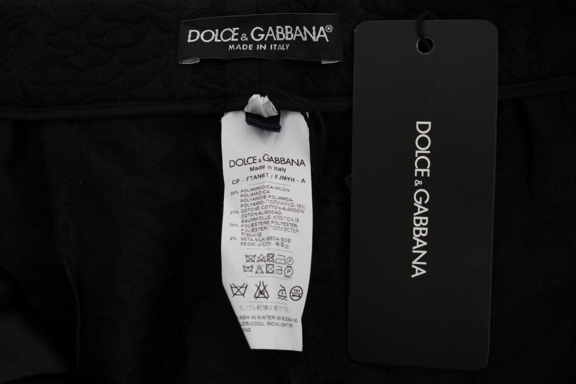 Robe-short élégante en brocart floral Dolce &amp; Gabbana