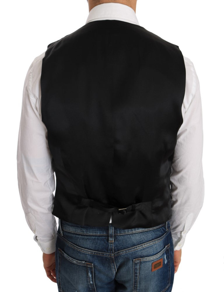 Dolce &amp; Gabbana - Gilet élégant coupe slim noir