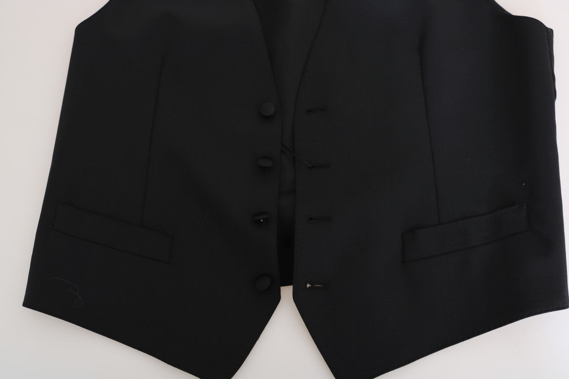Dolce &amp; Gabbana - Gilet élégant coupe slim noir