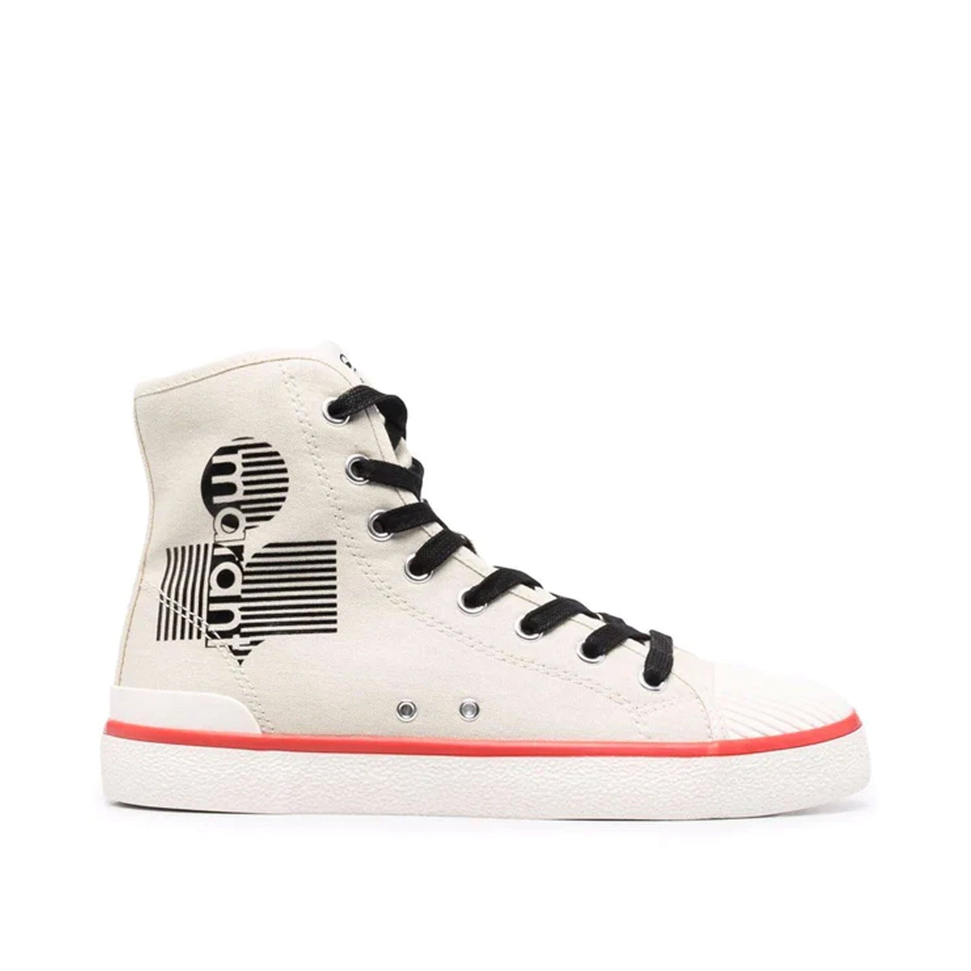 Isabel Marant Logo Canvas Sneakers - WOMEN SHOES - ISABEL MARANT - Tluxy New