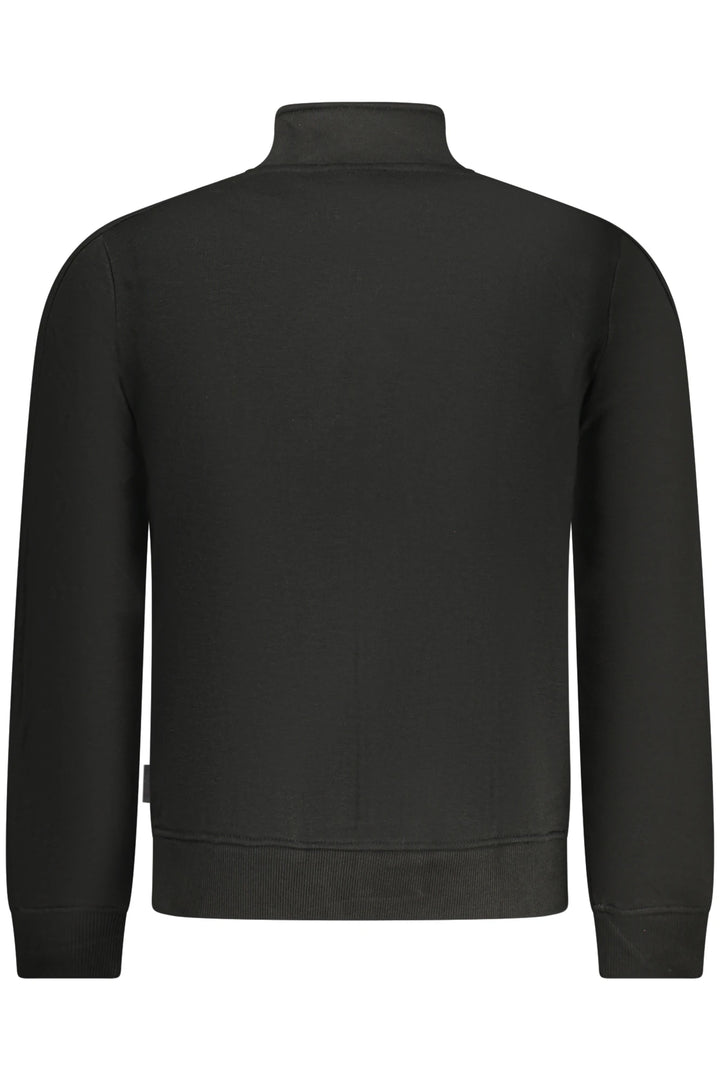 US GRAND MEN&#39;S BLACK ZIP-UP SWEATSHIRT