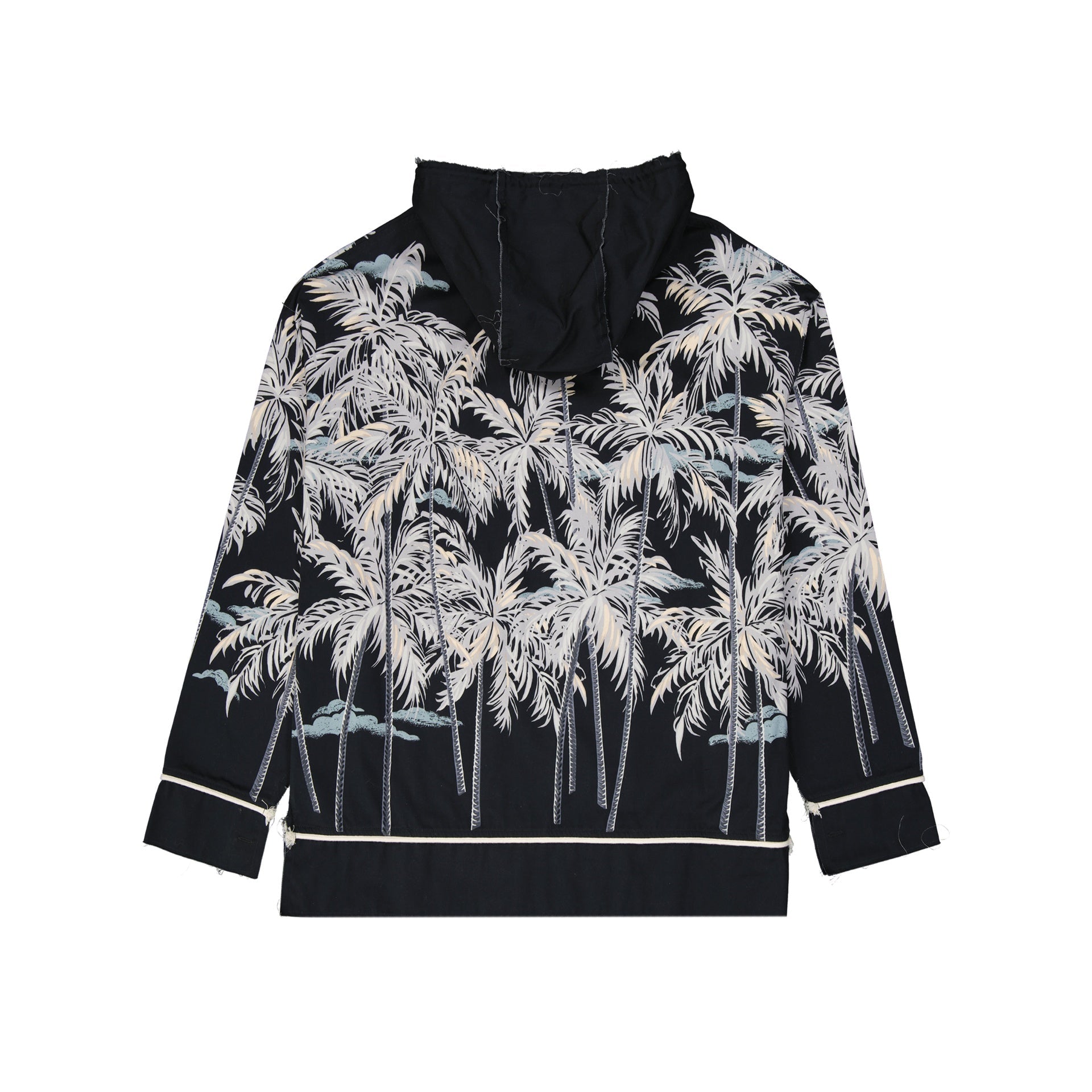 Palm Angels Hooded Printed Shirt