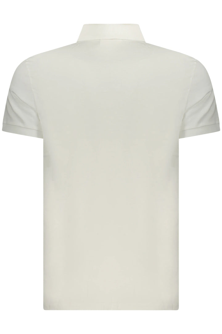 CALVIN KLEIN MEN&#39;S SHORT-SLEEVE POLO SHIRT WHITE
