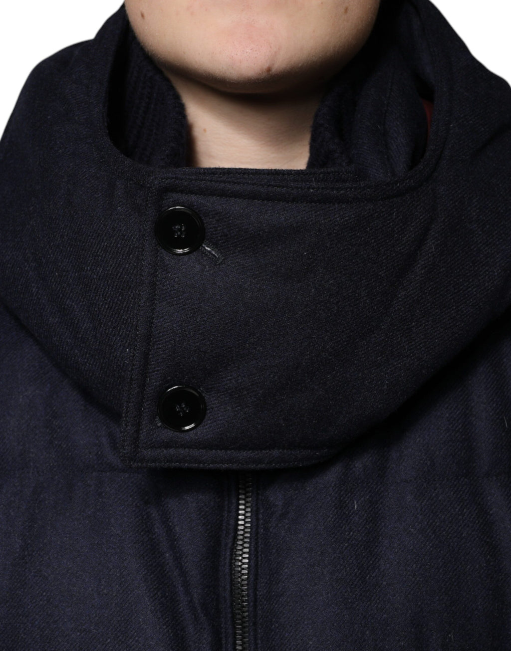 Dolce &amp; Gabbana Doudoune à capuche en nylon noir pour homme