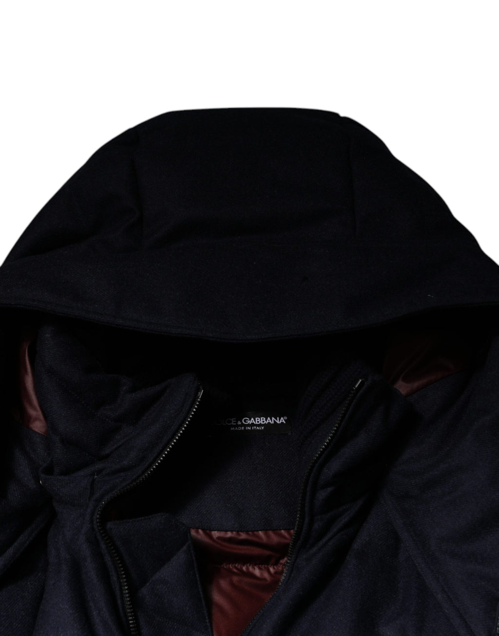 Dolce &amp; Gabbana Doudoune à capuche en nylon noir pour homme