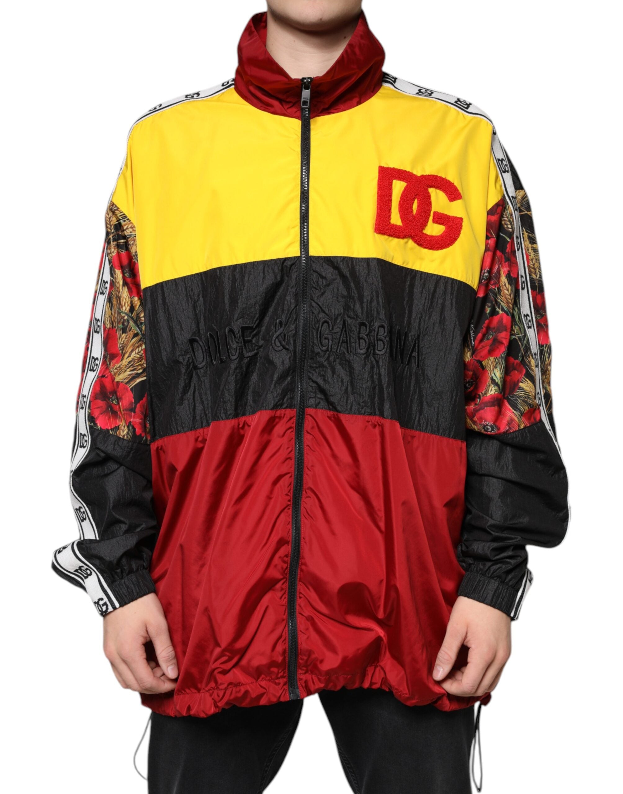 Pull zippé multicolore Dolce &amp; Gabbana pour homme