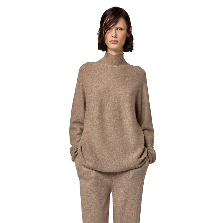 Alpha Studio Sweaters Beige Woman