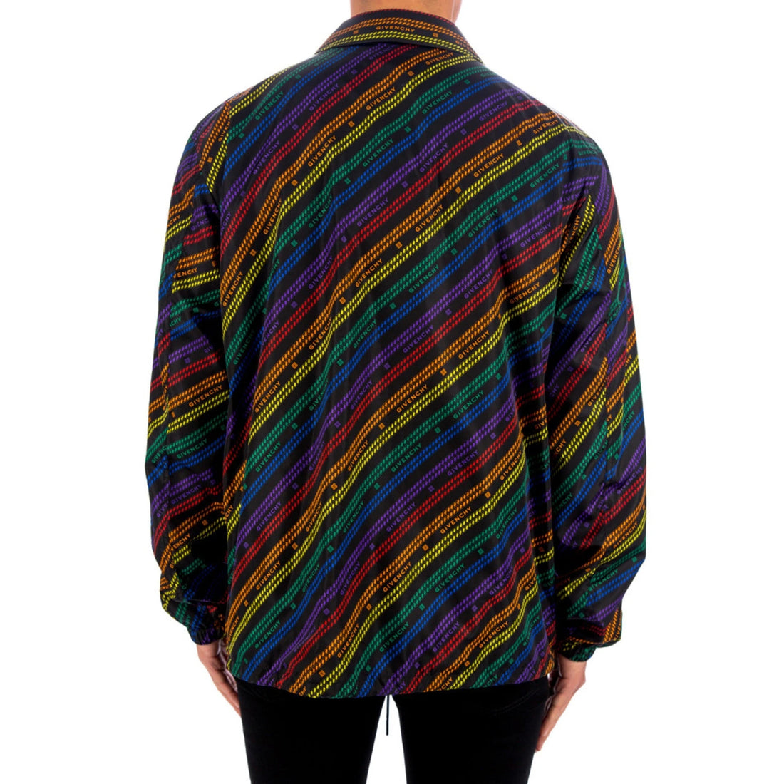 Givenchy Rainbow Chain Nylon Jacket