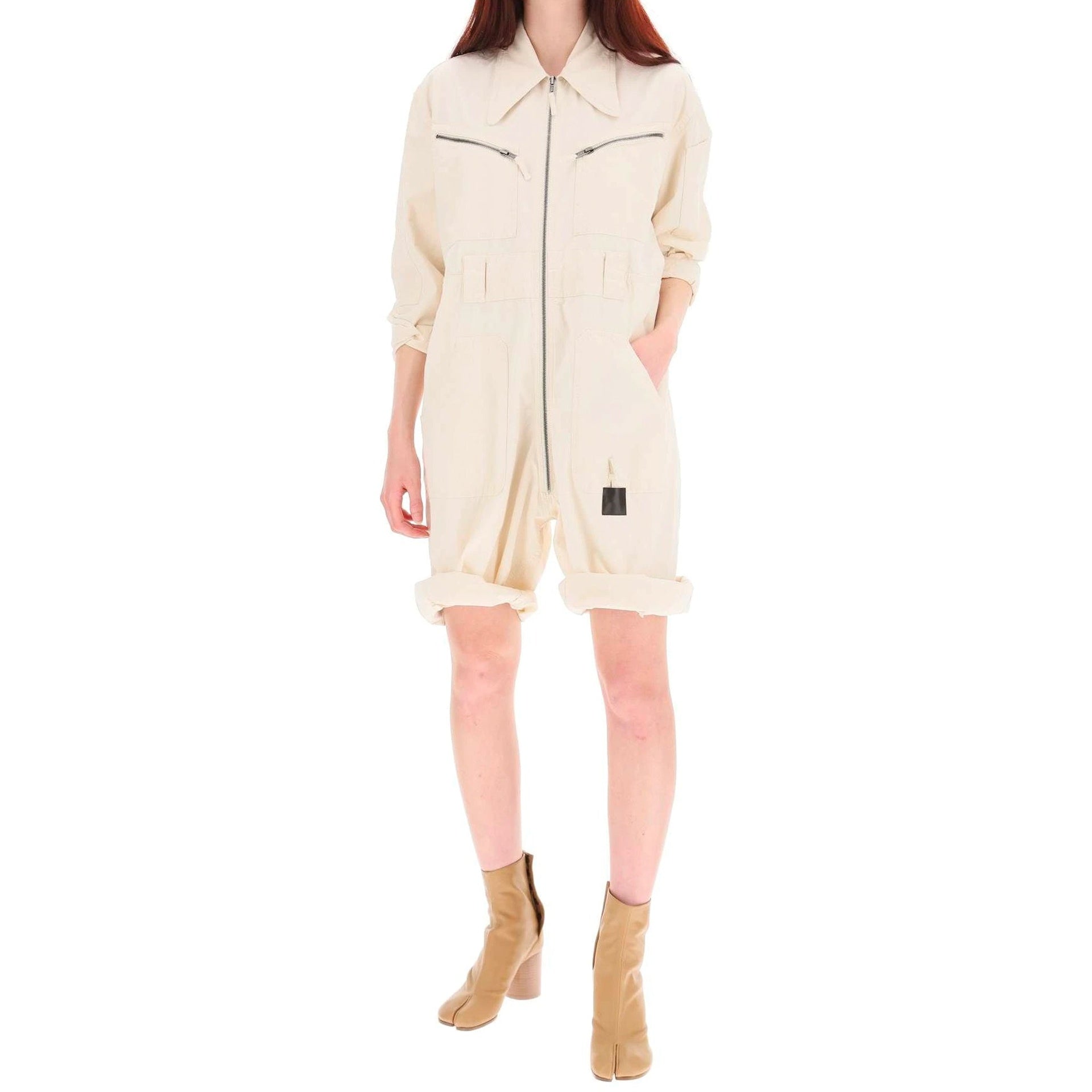 MAISON MARGIELA Cotton Jumpsuit White – Siebentaschen