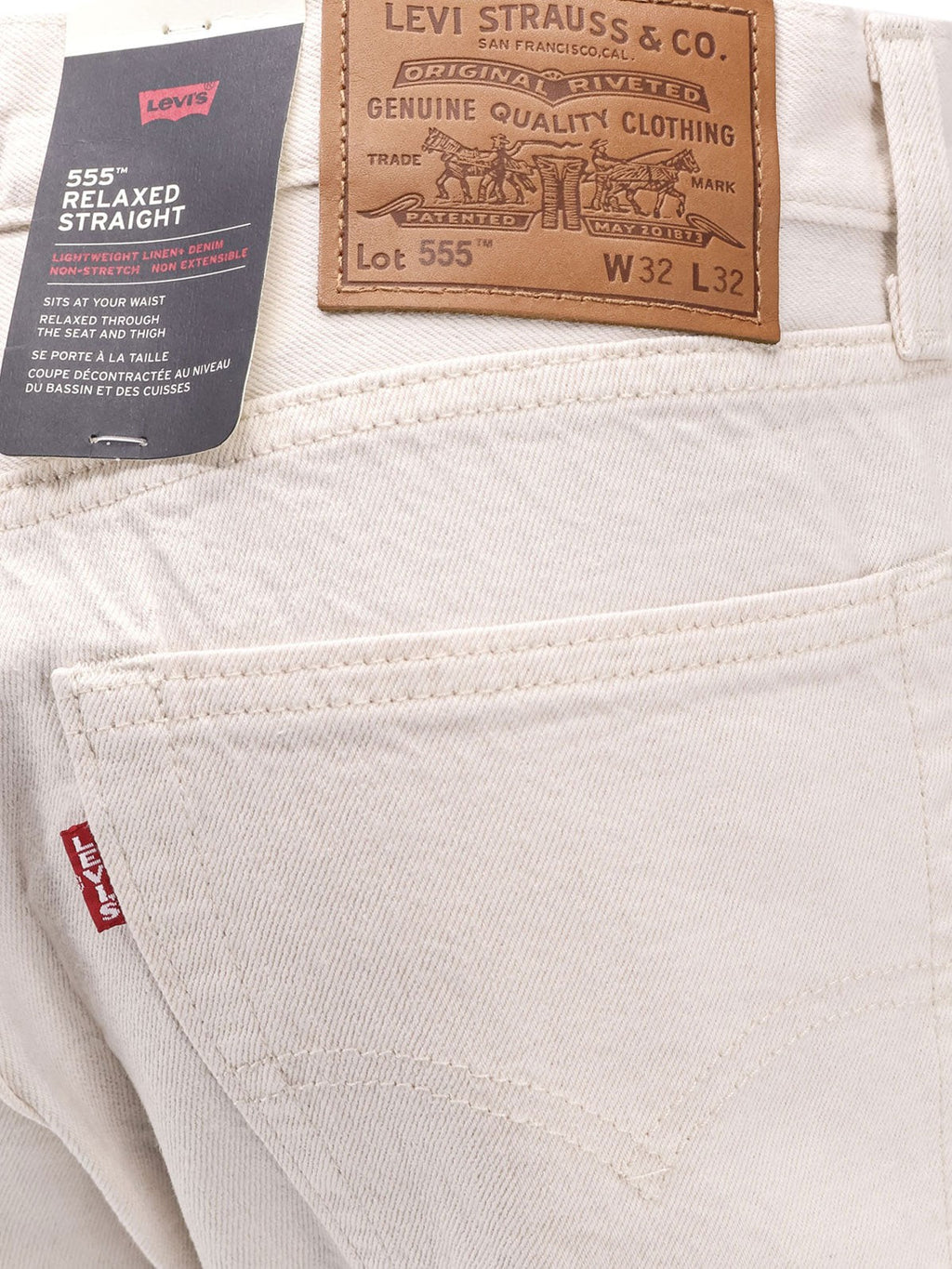 Levi's 555 cotton and linen trouser