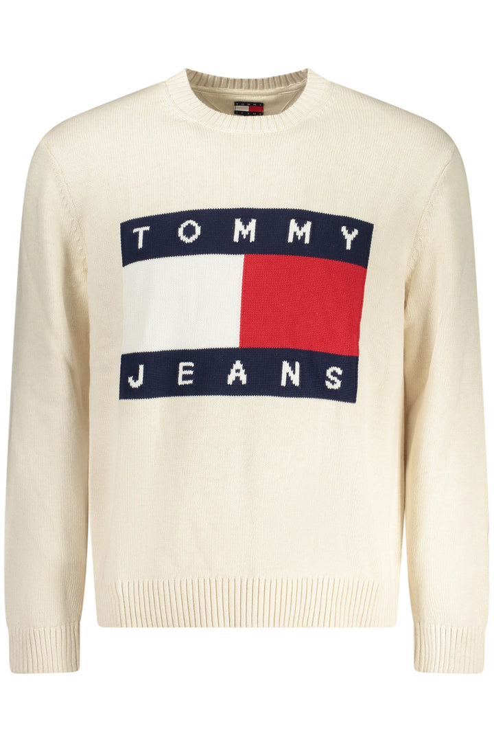 TOMMY HILFIGER MEN S BEIGE SWEATER
