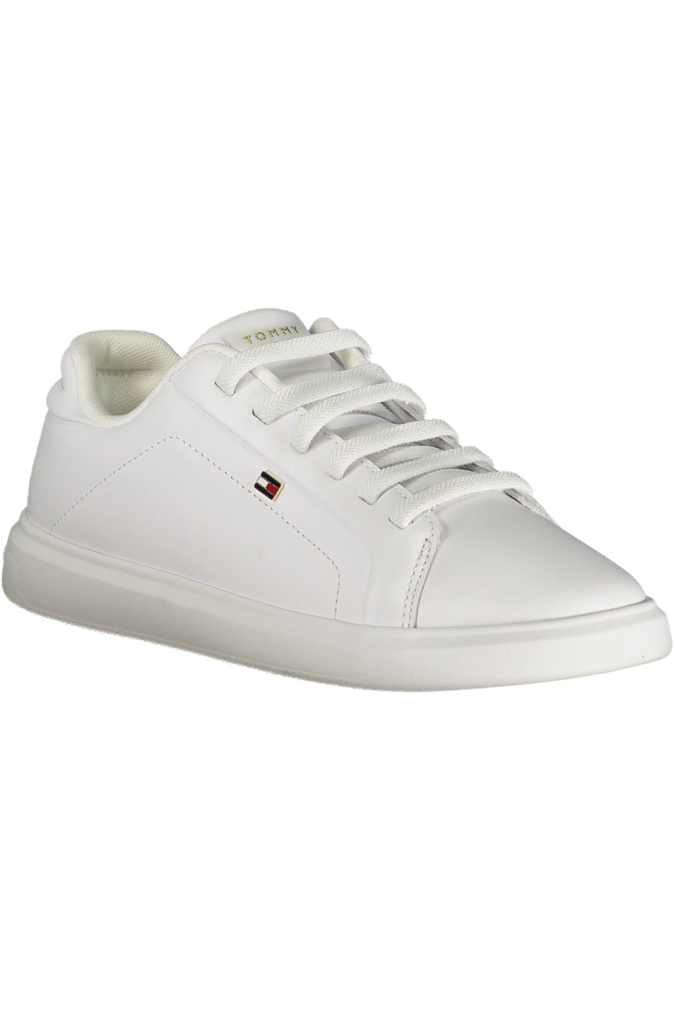 TOMMY HILFIGER WOMEN&#39;S WHITE SPORTS SHOES