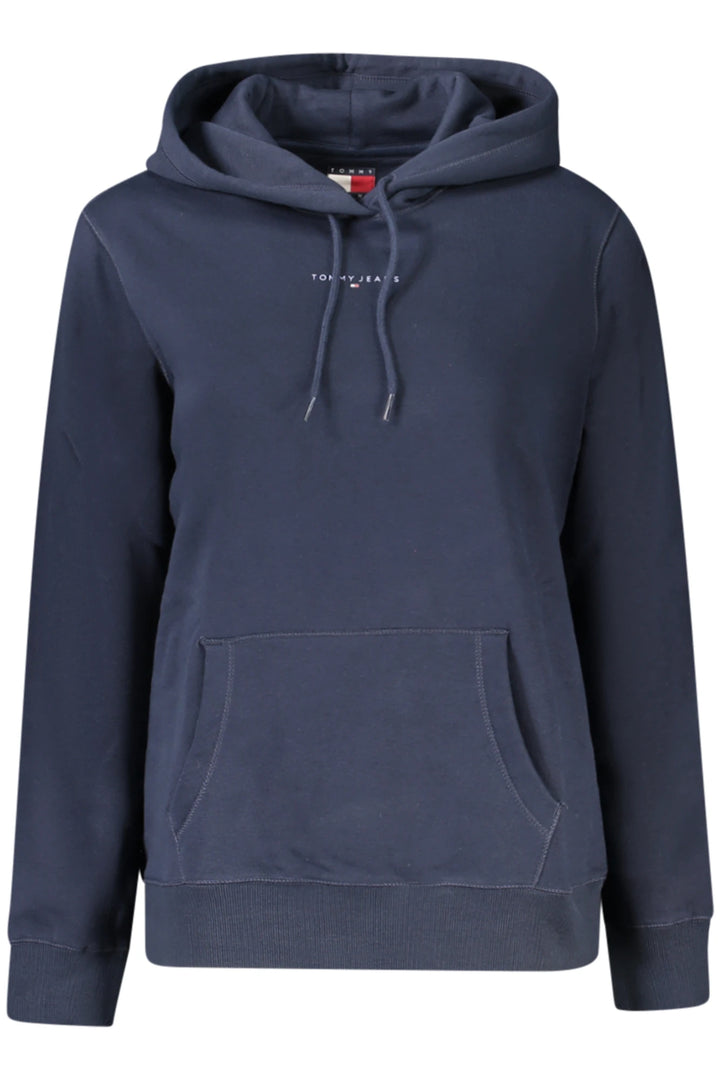 TOMMY HILFIGER WOMEN&#39;S BLUE ZIP-UP SWEATSHIRT